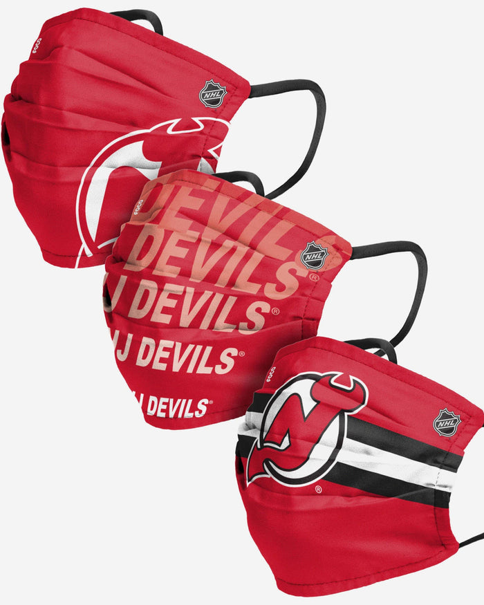 New Jersey Devils Matchday 3 Pack Face Cover FOCO - FOCO.com