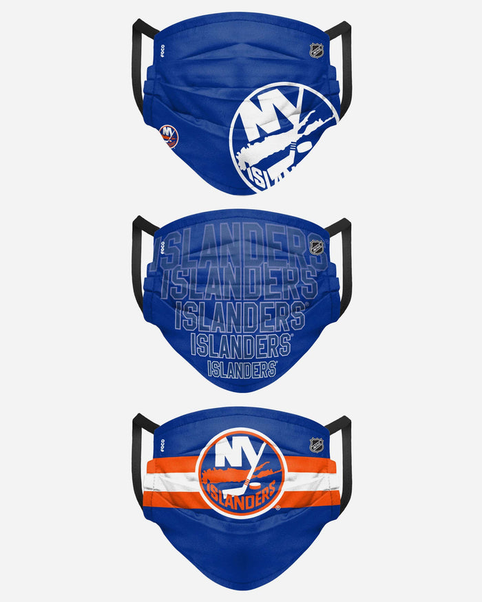 New York Islanders Matchday 3 Pack Face Cover FOCO - FOCO.com