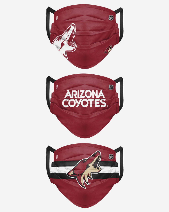 Arizona Coyotes Matchday 3 Pack Face Cover FOCO - FOCO.com