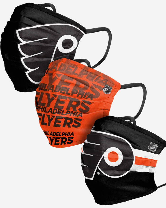 Philadelphia Flyers Matchday 3 Pack Face Cover FOCO - FOCO.com