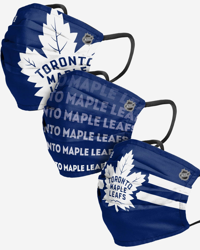 Toronto Maple Leafs Matchday 3 Pack Face Cover FOCO - FOCO.com