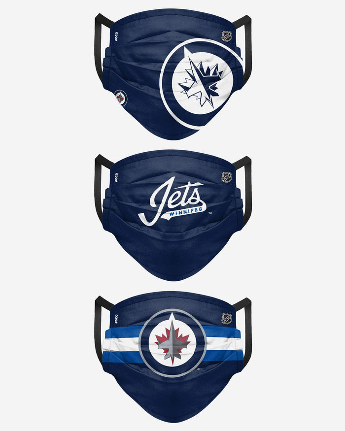 Winnipeg Jets Matchday 3 Pack Face Cover FOCO - FOCO.com