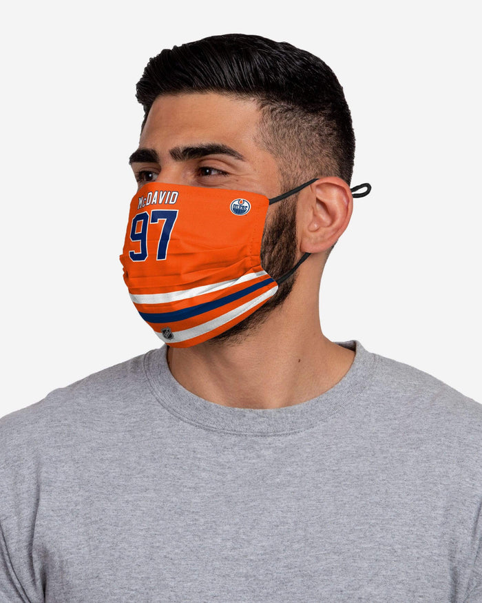 Connor McDavid Edmonton Oilers Adjustable Face Cover FOCO - FOCO.com