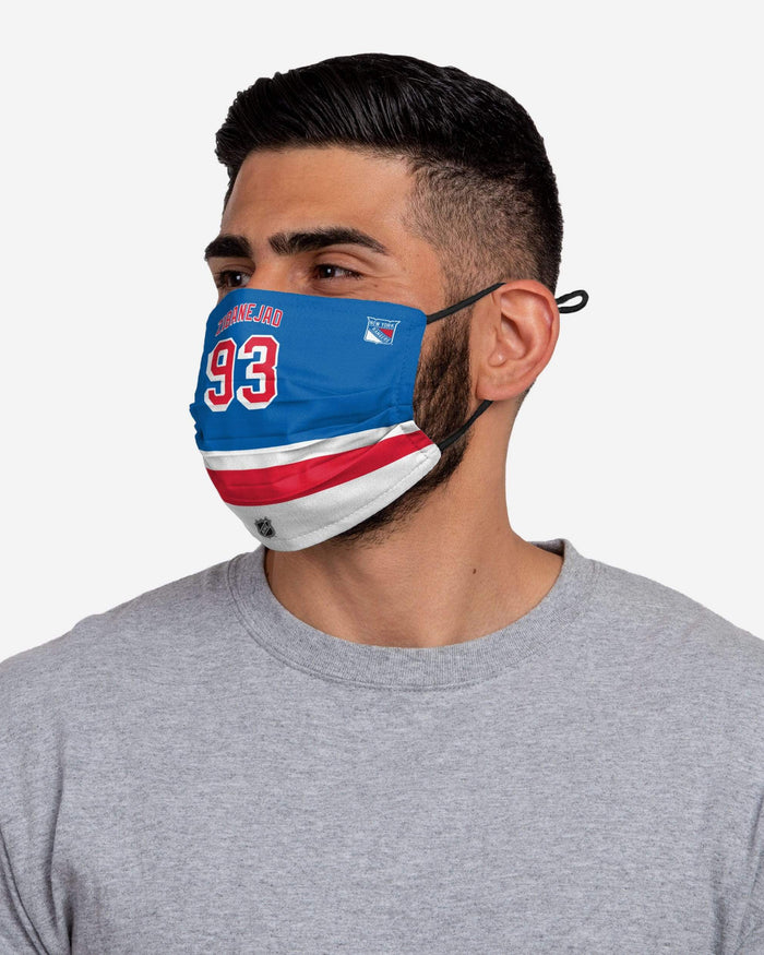 Mika Zibanejad New York Rangers Adjustable Face Cover FOCO - FOCO.com