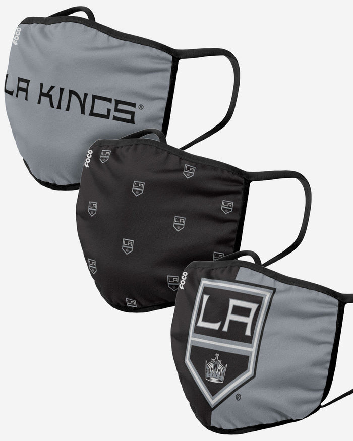 Los Angeles Kings 3 Pack Face Cover FOCO Adult - FOCO.com