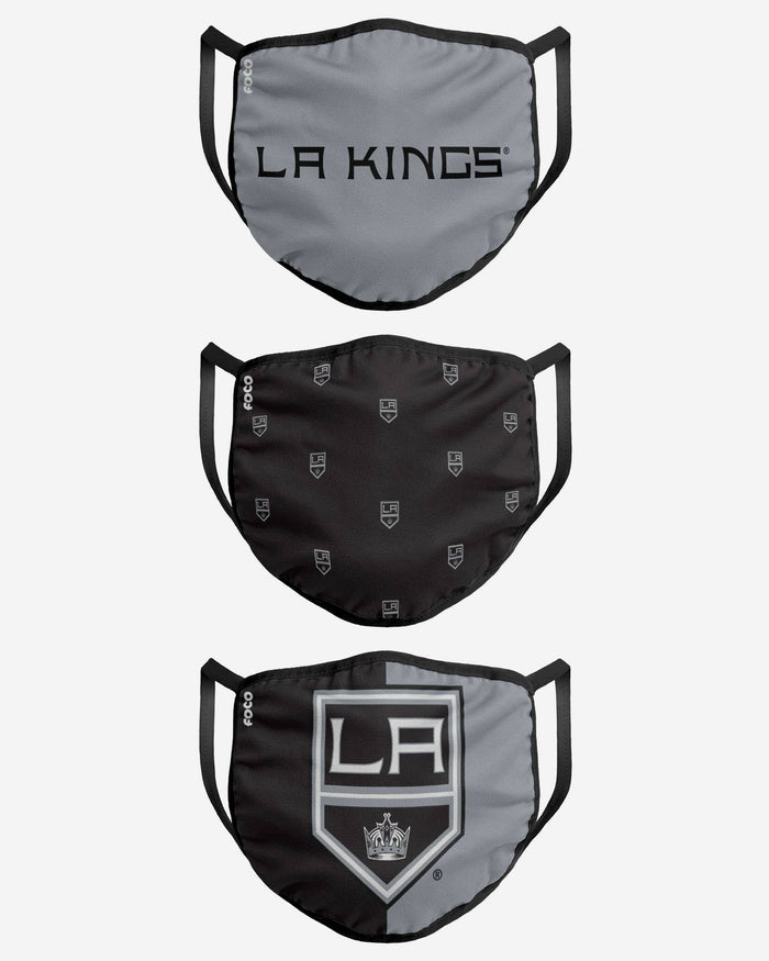 Los Angeles Kings 3 Pack Face Cover FOCO - FOCO.com