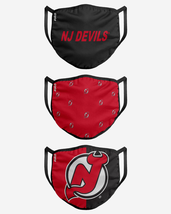 New Jersey Devils 3 Pack Face Cover FOCO - FOCO.com