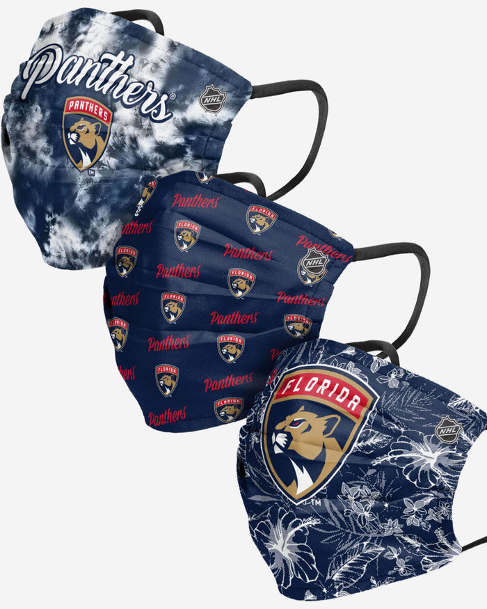 Florida Panthers Womens Matchday 3 Pack Face Cover FOCO - FOCO.com