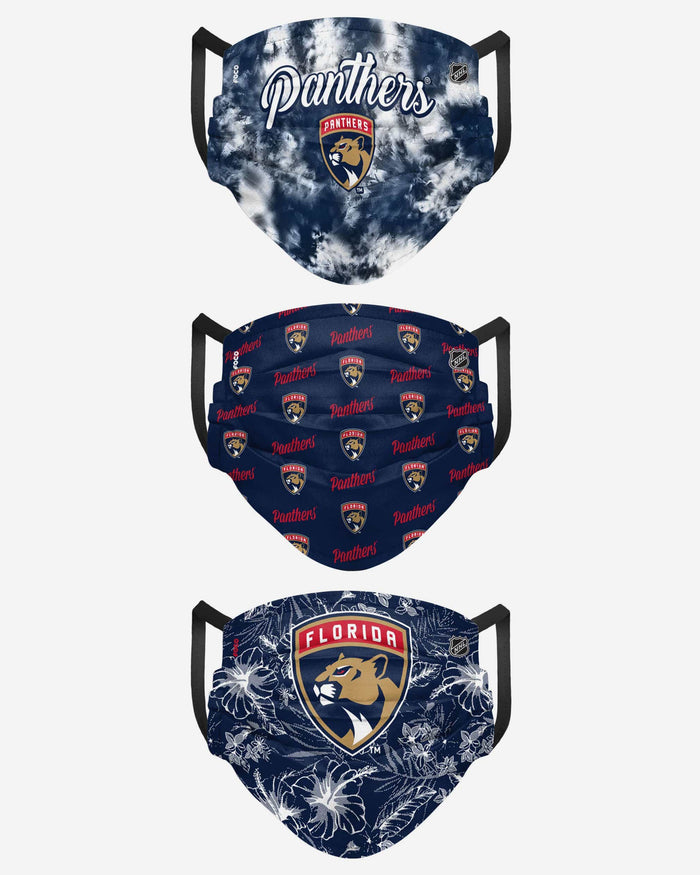 Florida Panthers Womens Matchday 3 Pack Face Cover FOCO - FOCO.com