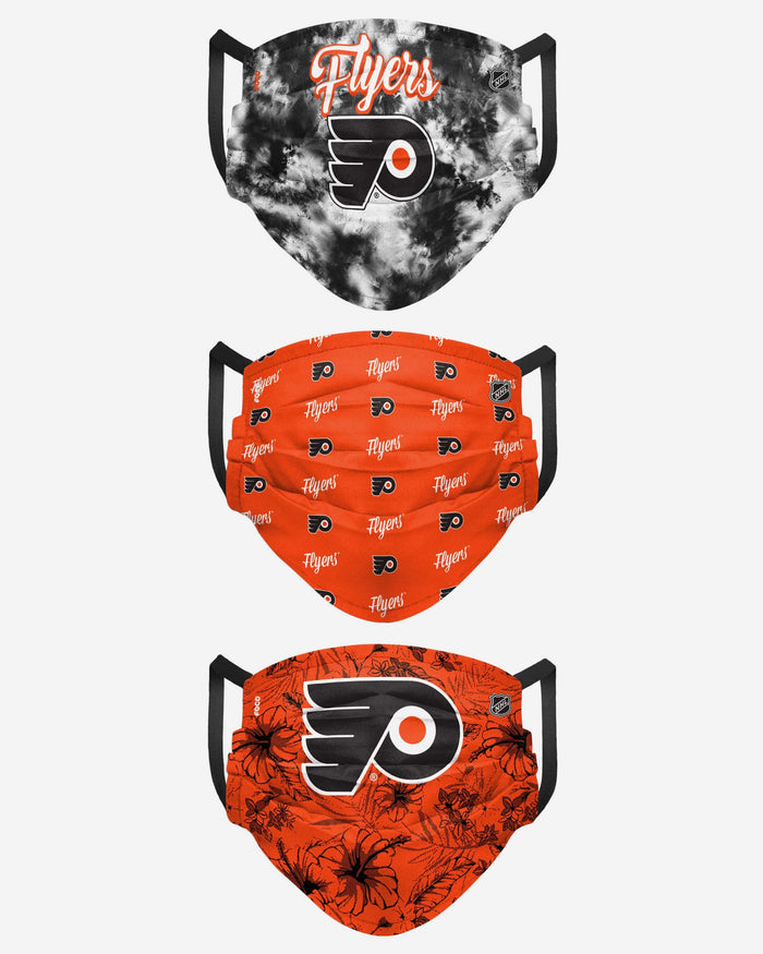 Philadelphia Flyers Womens Matchday 3 Pack Face Cover FOCO - FOCO.com