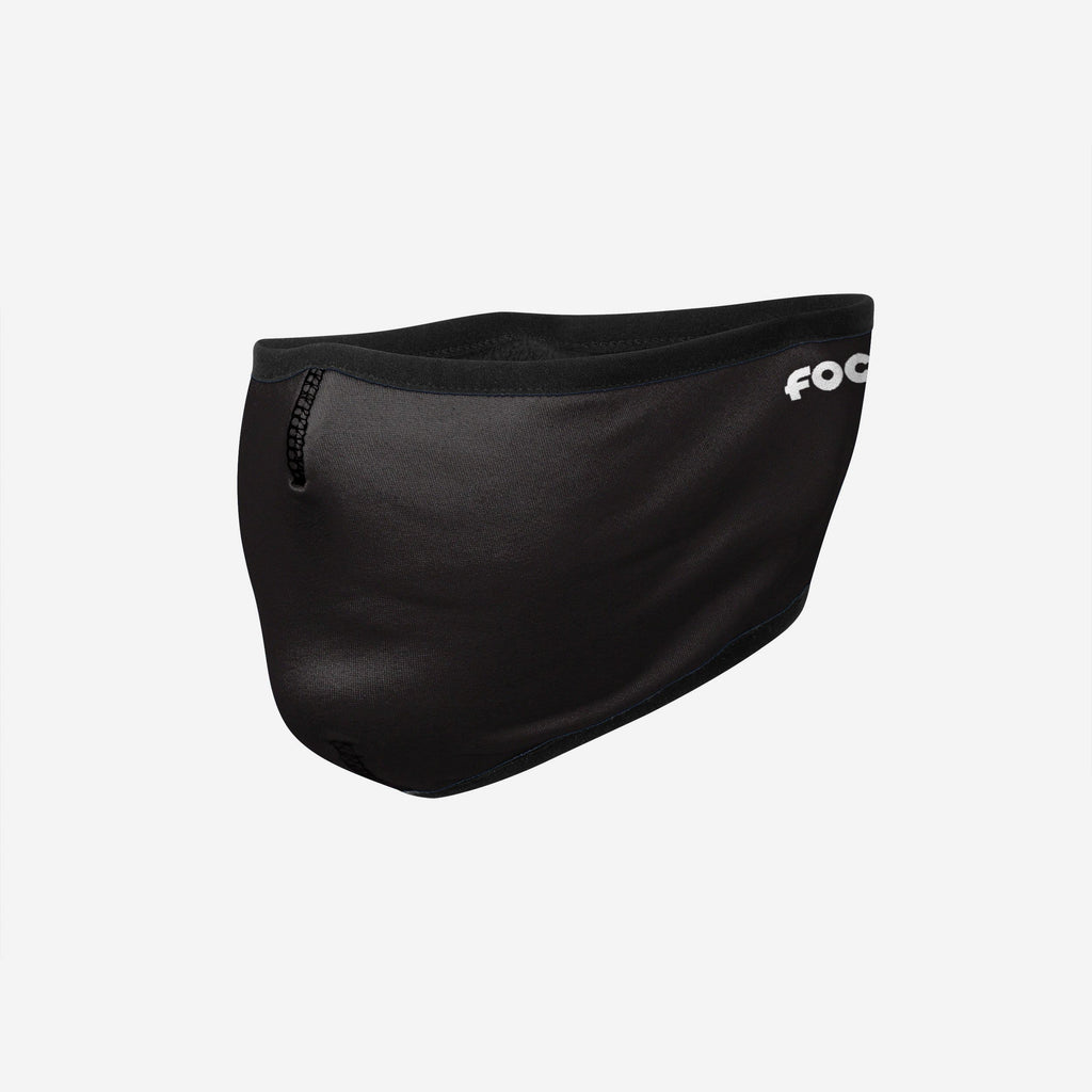 Solid Black Earband Face Cover FOCO - FOCO.com