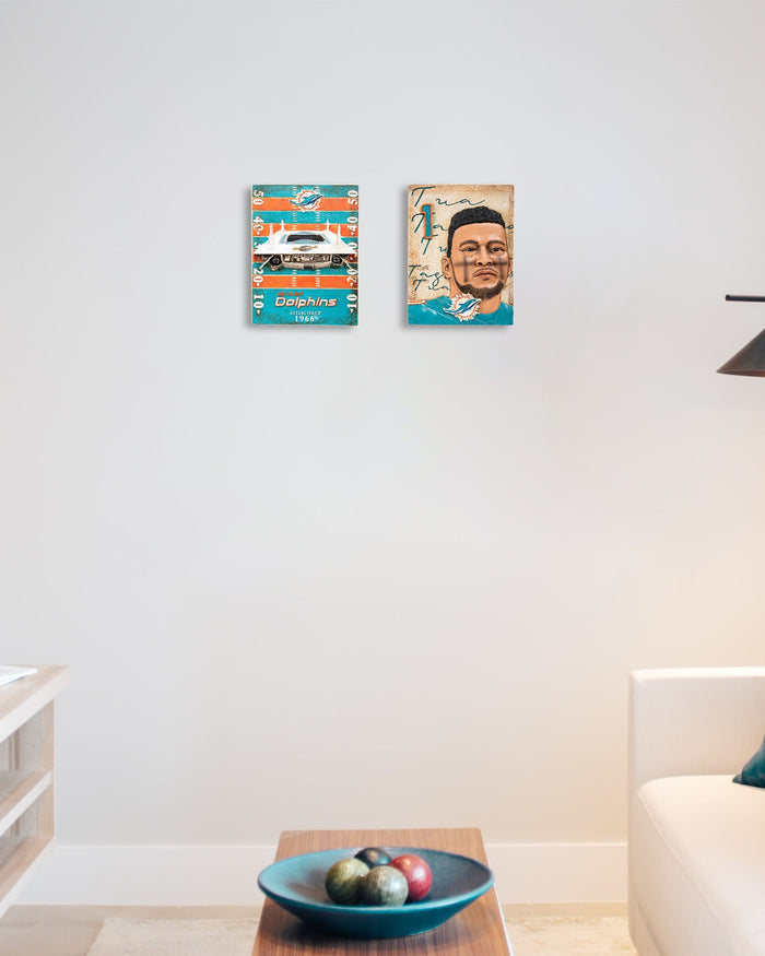 Tua Tagovailoa Miami Dolphins Player Wall Plaque FOCO - FOCO.com