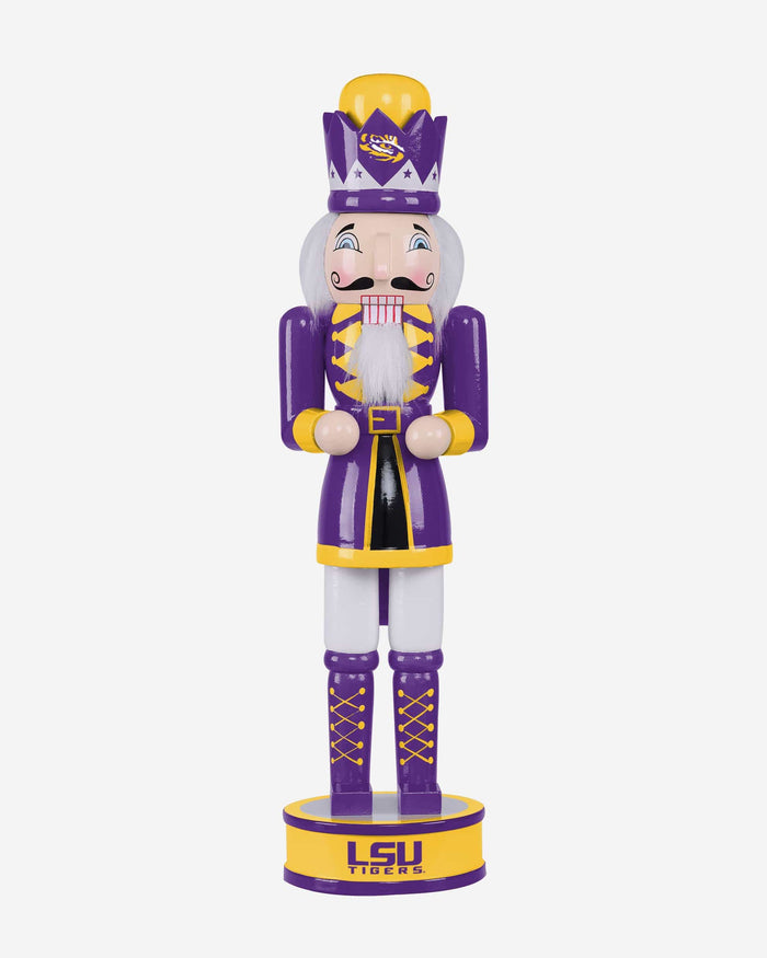 LSU Tigers Team Spirit Nutcracker FOCO - FOCO.com