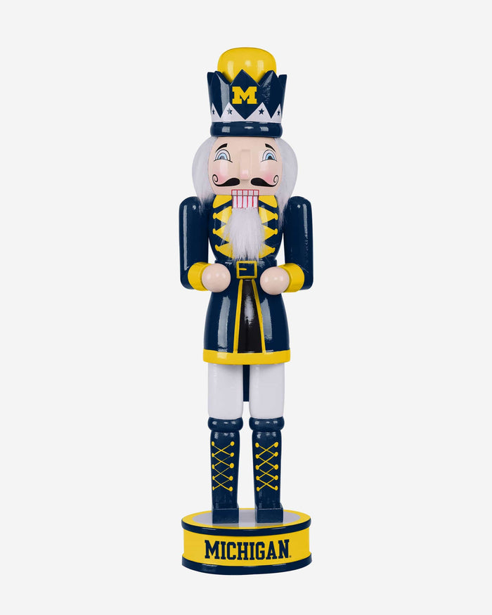 Michigan Wolverines Team Spirit Nutcracker FOCO - FOCO.com