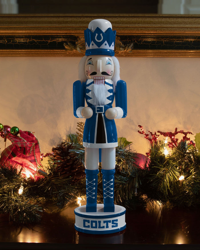 Colts Nutcracker Indianapolis Colts Team Spirit Nutcracker FOCO