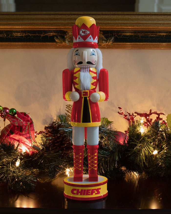 Kansas City Chiefs Holiday Nutcracker FOCO - FOCO.com