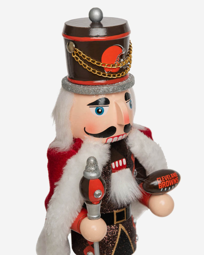 Cleveland Browns Glitter Nutcracker FOCO - FOCO.com