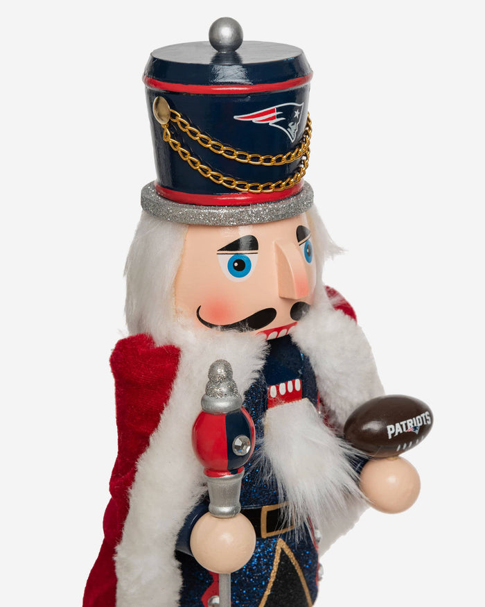 New England Patriots Glitter Nutcracker FOCO - FOCO.com