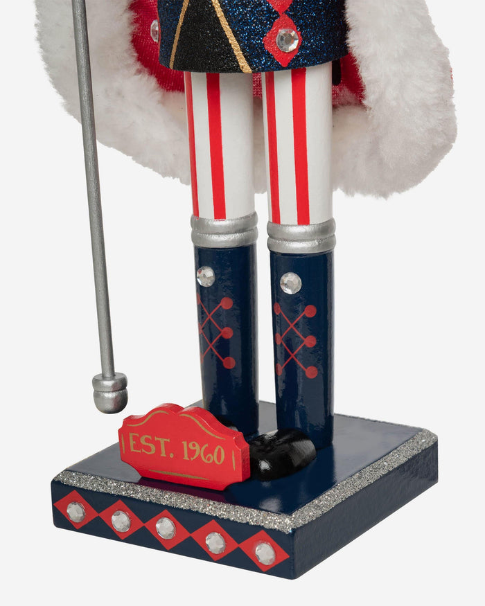 New England Patriots Glitter Nutcracker FOCO - FOCO.com