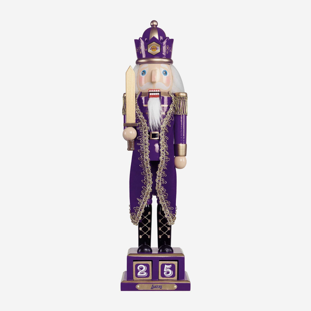 Los Angeles Lakers Countdown Nutcracker FOCO - FOCO.com