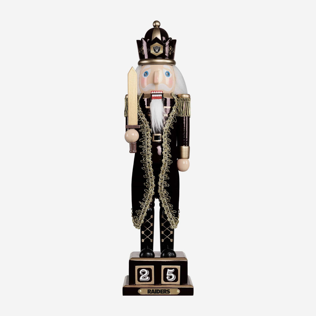 Las Vegas Raiders Countdown Nutcracker FOCO - FOCO.com