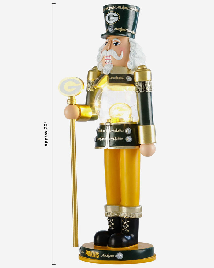 Green Bay Packers Light Up Nutcracker FOCO - FOCO.com