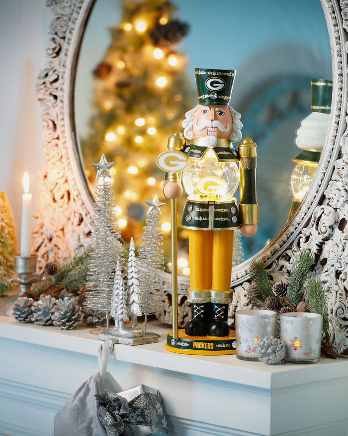 Green Bay Packers Light Up Nutcracker FOCO - FOCO.com