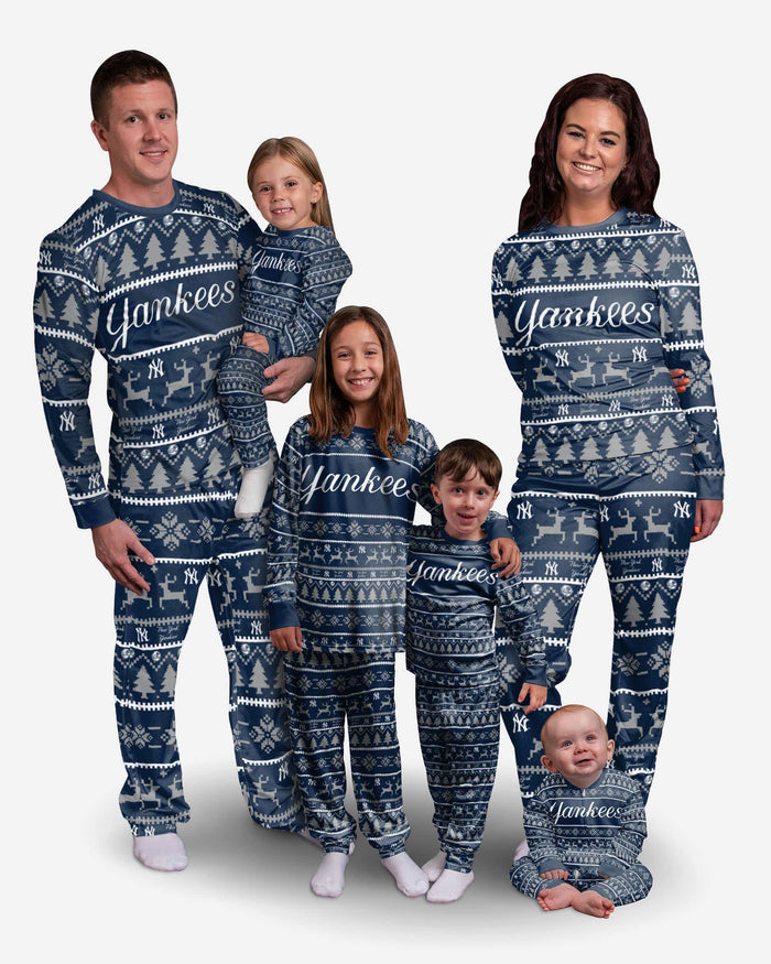 New York Yankees Infant Family Holiday Pajamas FOCO - FOCO.com