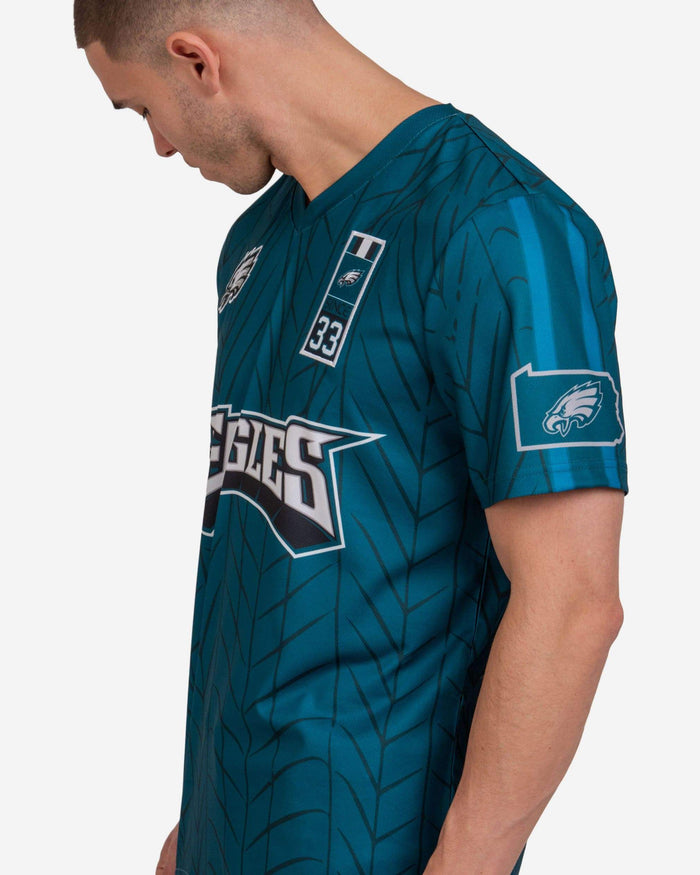 Philadelphia Eagles Short Sleeve Soccer Style Jersey FOCO - FOCO.com