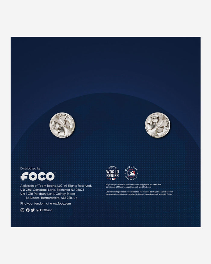 Atlanta Braves 2021 World Series Champions Mascot & Logo 2 Pack Pin Set FOCO - FOCO.com