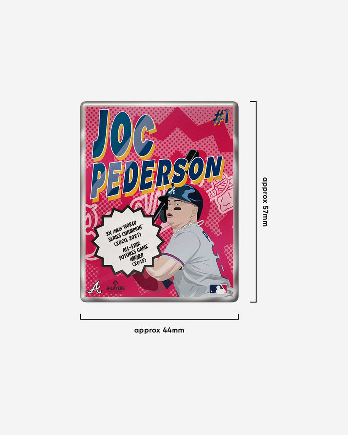 Joc Pederson Atlanta Braves Comic Single Pin FOCO - FOCO.com