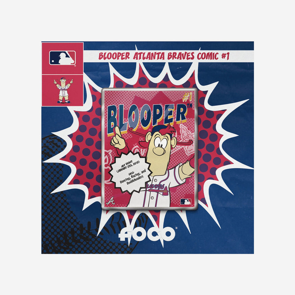 Blooper Atlanta Braves Comic Single Pin FOCO - FOCO.com