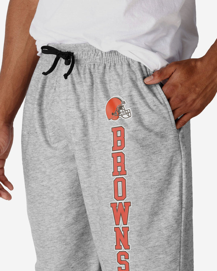 Cleveland Browns Athletic Gray Lounge Pants FOCO - FOCO.com