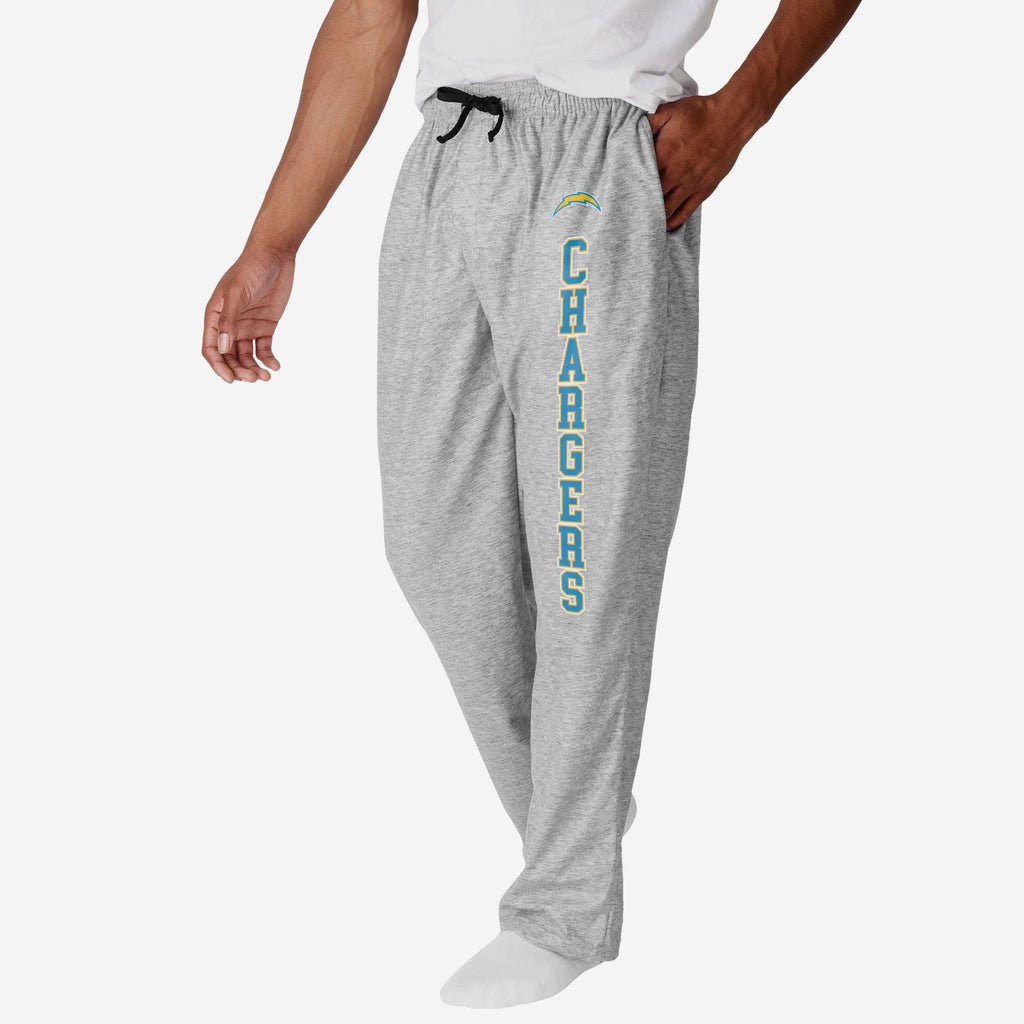 Los Angeles Chargers Athletic Gray Lounge Pants FOCO S - FOCO.com