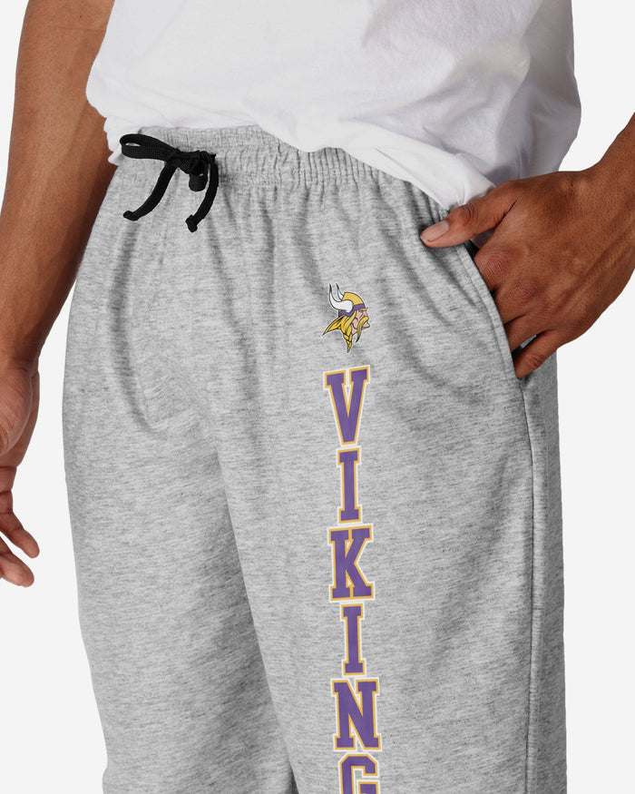 Minnesota Vikings Athletic Gray Lounge Pants FOCO - FOCO.com