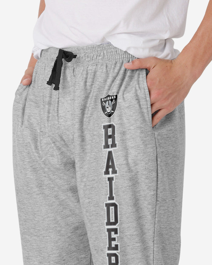 Las Vegas Raiders Athletic Gray Lounge Pants FOCO - FOCO.com