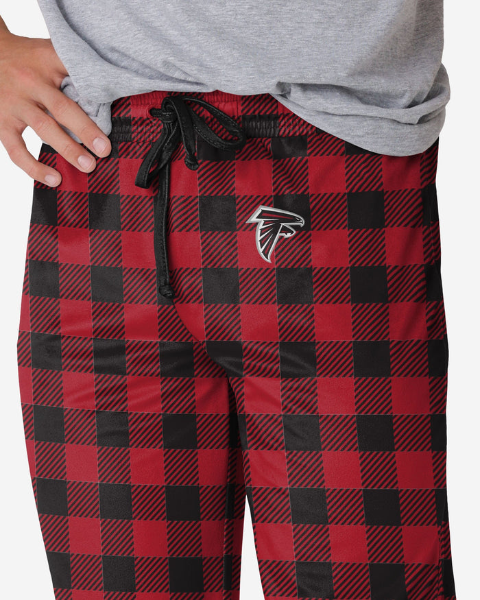 Atlanta Falcons Buffalo Check Lounge Pants FOCO - FOCO.com