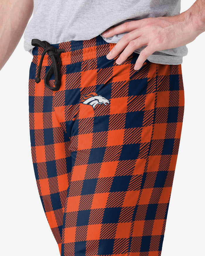 Denver Broncos Buffalo Check Lounge Pants FOCO - FOCO.com