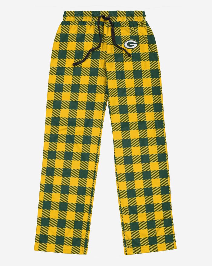 Green Bay Packers Buffalo Check Lounge Pants FOCO - FOCO.com