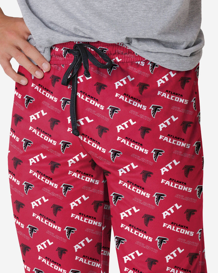 Atlanta Falcons Repeat Print Lounge Pants FOCO - FOCO.com