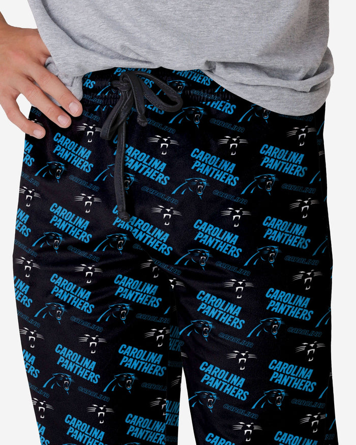 Carolina Panthers Repeat Print Lounge Pants FOCO - FOCO.com
