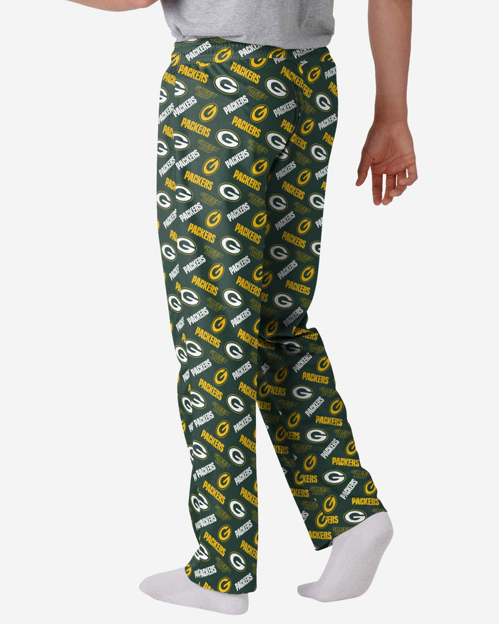 Green Bay Packers Repeat Print Lounge Pants FOCO - FOCO.com