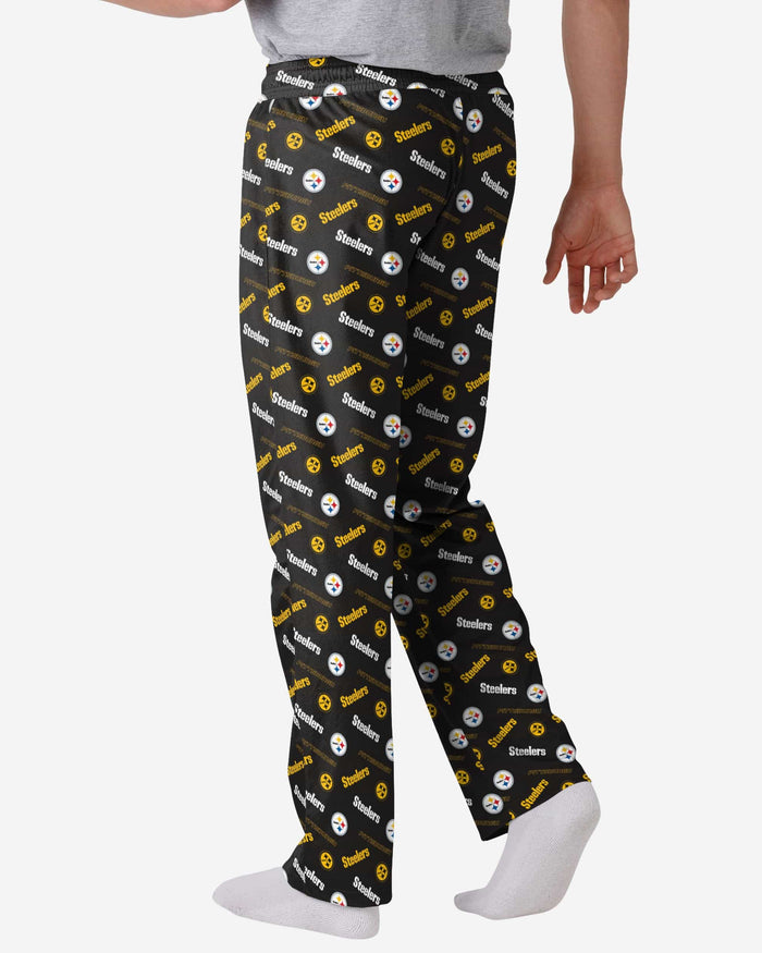 Pittsburgh Steelers Repeat Print Lounge Pants FOCO - FOCO.com