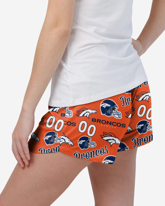 Denver Broncos Womens Gameday Ready Lounge Shorts FOCO - FOCO.com
