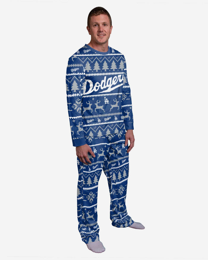 Los Angeles Dodgers Family Holiday Pajamas FOCO S - FOCO.com