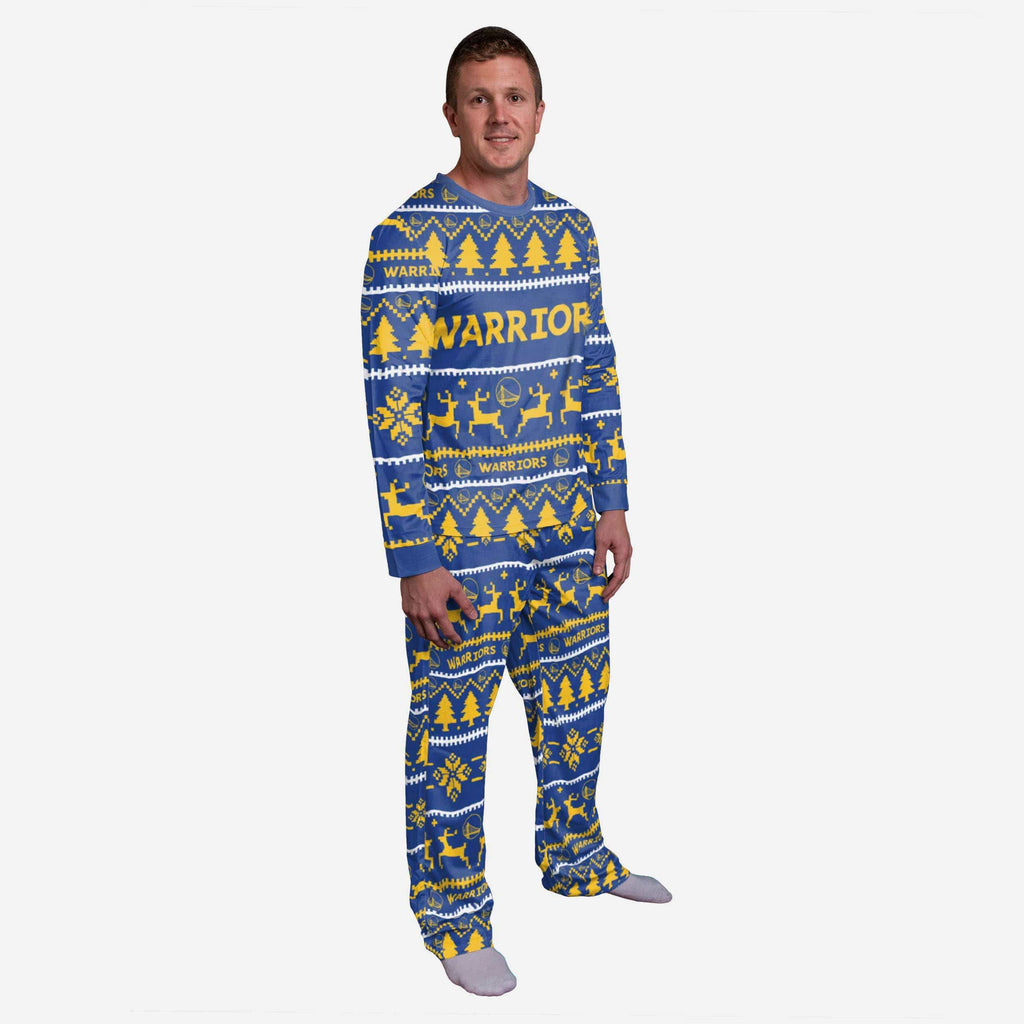 Golden State Warriors Family Holiday Pajamas FOCO S - FOCO.com