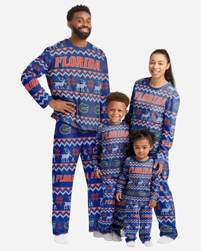Florida Gators Mens Ugly Pattern Family Holiday Pajamas FOCO - FOCO.com