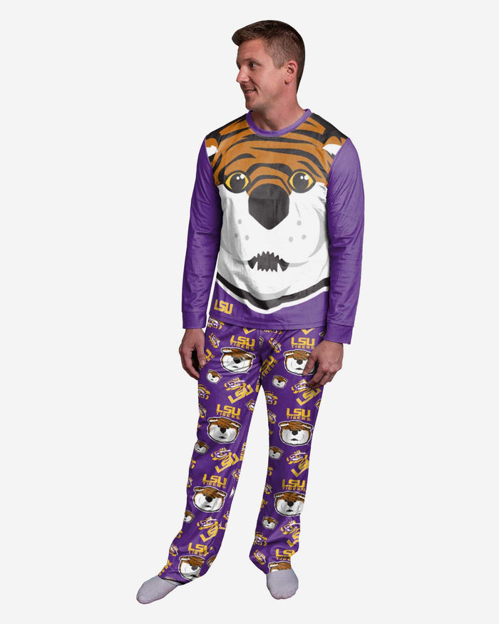 Mike the Tiger LSU Tigers Mascot Pajamas FOCO S - FOCO.com