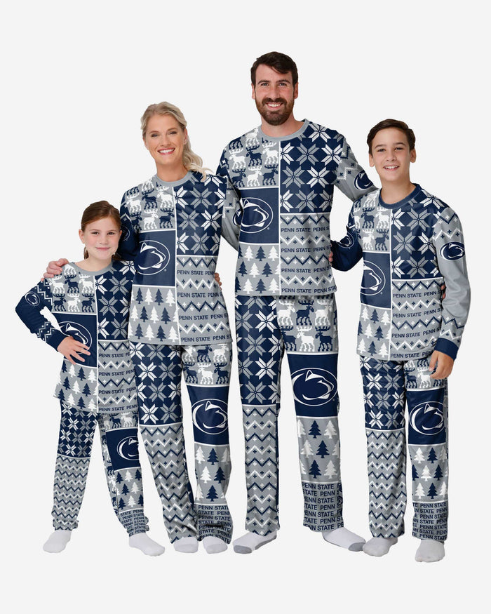 Penn State Nittany Lions Mens Busy Block Family Holiday Pajamas FOCO - FOCO.com