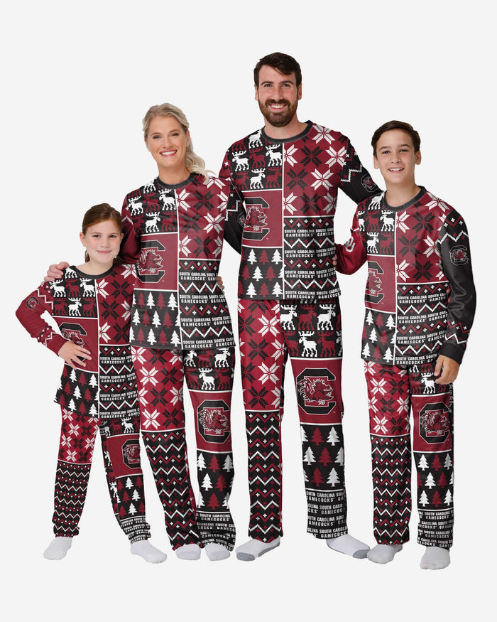 South Carolina Gamecocks Toddler Busy Block Family Holiday Pajamas FOCO - FOCO.com
